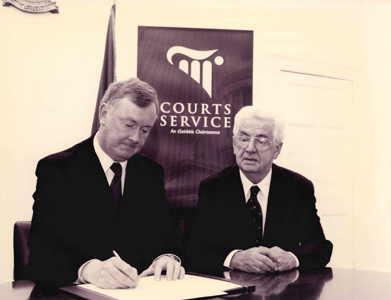 Court Officers Act - Minister Signs Courts Service Establishment Order Minister Signs Courts Service Establishment Order