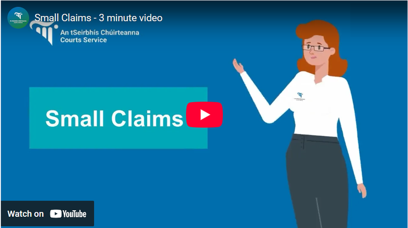 Watch: Small Claims — 3 minute video (opens YouTube)